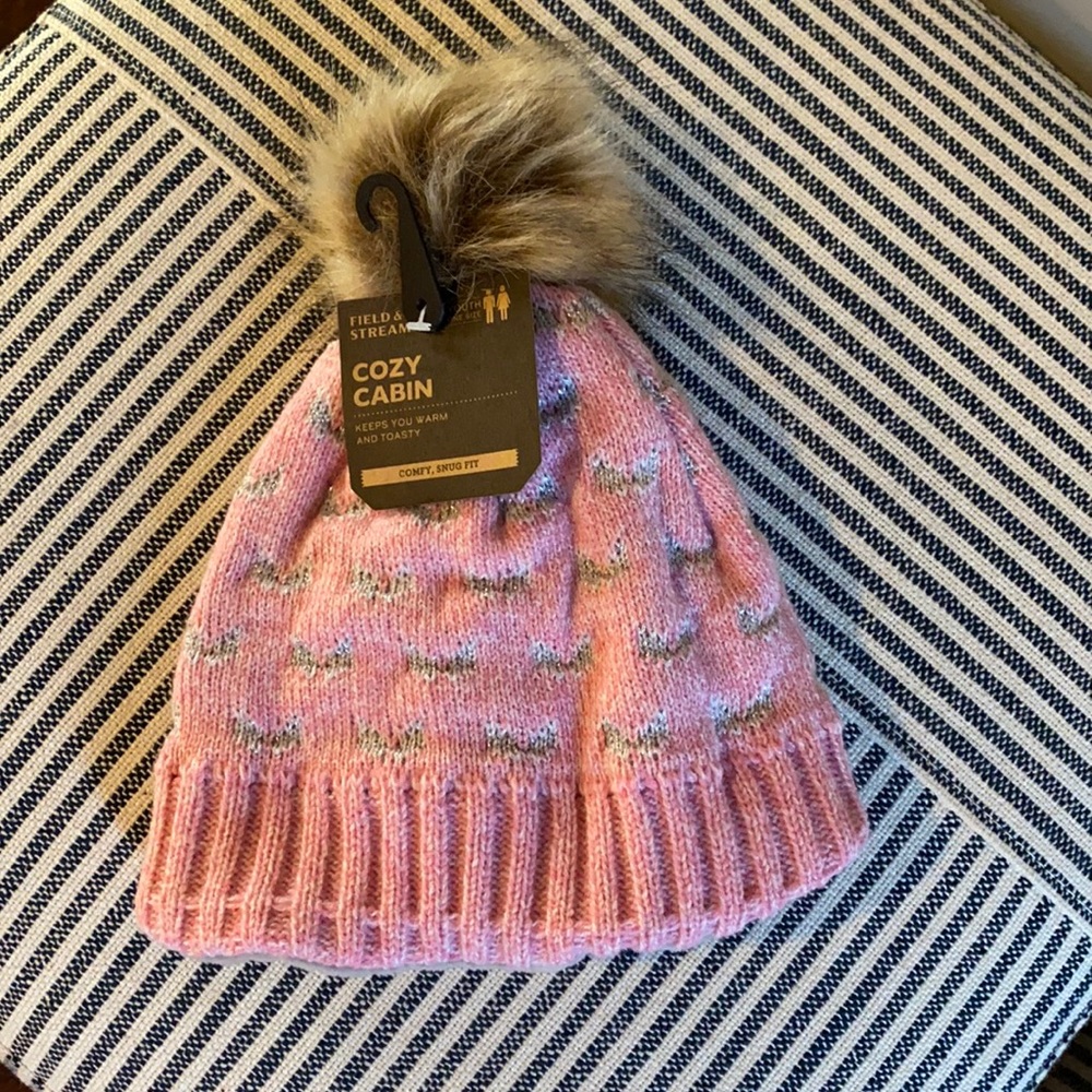 NWT Field & Stream Girls fleece lined Hat